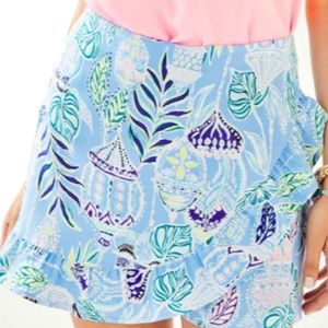 Lilly Pulitzer Women's Faye Skort Blue Periwinkle